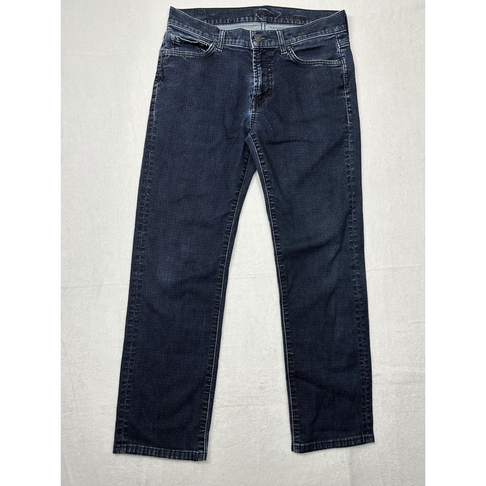 7 For All Mankind Womens Jeans Dark Wash Denim Straight Leg Size 30